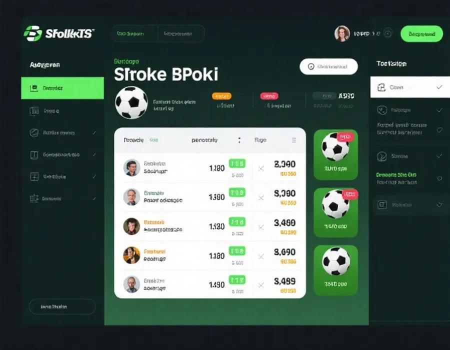 綜合型投注平台介面示意